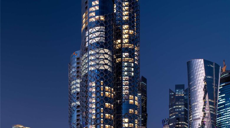 <b>Swissotel Corniche Park Towers Doha Exterior</b>. Images powered by <a href="https://iceportal.shijigroup.com/" title="IcePortal" target="_blank">IcePortal</a>.
