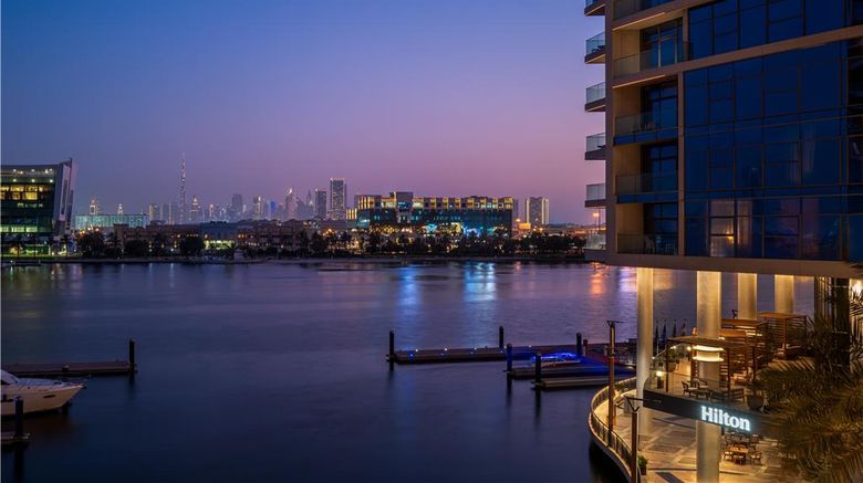 Hilton Dubai Creek Hotel  and  Residences Exterior. Images powered by <a href="https://iceportal.shijigroup.com" target="_blank" rel="noopener">Ice Portal</a>.
