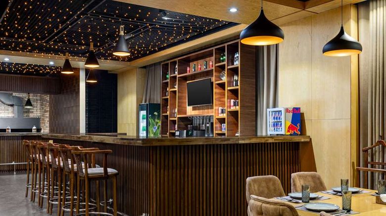 <b>Wyndham Garden Tashkent Restaurant</b>. Images powered by <a href="https://iceportal.shijigroup.com/" title="IcePortal" target="_blank">IcePortal</a>.