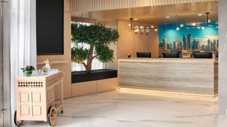 <b>La Quinta by Wyndham Abu Dhabi Lobby</b>. Images powered by <a href="https://iceportal.shijigroup.com/" title="IcePortal" target="_blank">IcePortal</a>.