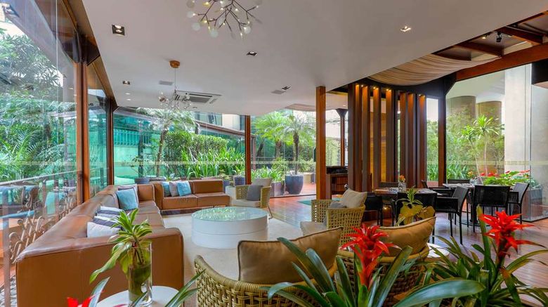 <b>Wyndham Sao Paulo Convention Ibirapuera Restaurant</b>. Images powered by <a href="https://iceportal.shijigroup.com/" title="IcePortal" target="_blank">IcePortal</a>.