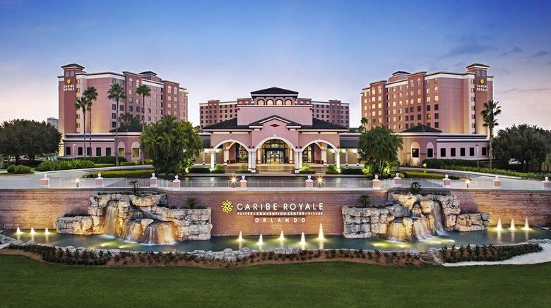 Caribe Royale Orlando Exterior. Images powered by <a href="https://iceportal.shijigroup.com" target="_blank" rel="noopener">Ice Portal</a>.