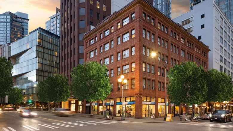 <b>Reside Seattle Dwntn a Wyndham Residence Exterior</b>. Images powered by <a href="https://iceportal.shijigroup.com/" title="IcePortal" target="_blank">IcePortal</a>.