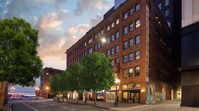 <b>Reside Seattle Dwntn a Wyndham Residence Exterior</b>. Images powered by <a href="https://iceportal.shijigroup.com/" title="IcePortal" target="_blank">IcePortal</a>.