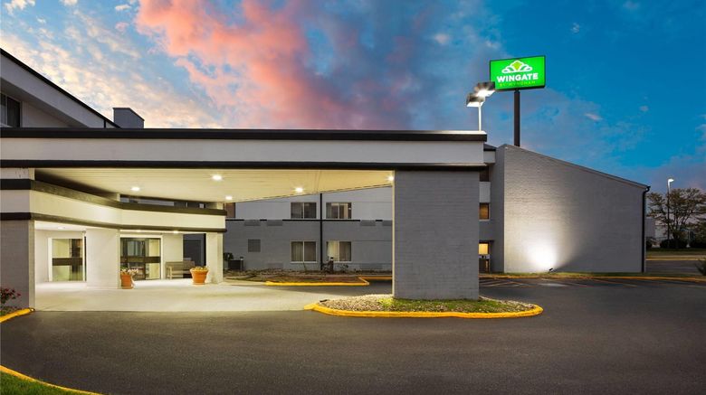 <b>Wingate by Wyndham Lincoln Airport E. Exterior</b>. Images powered by <a href="https://iceportal.shijigroup.com/" title="IcePortal" target="_blank">IcePortal</a>.