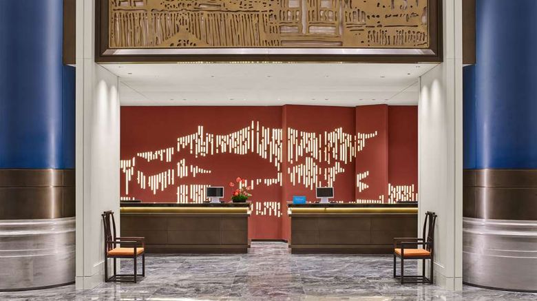 <b>DoubleTree Beijing E 3rd Ring Rd Lobby</b>. Images powered by <a href="https://iceportal.shijigroup.com/" title="IcePortal" target="_blank">IcePortal</a>.