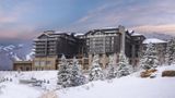 <b>Grand Hyatt Deer Valley Exterior</b>. Images powered by <a href="https://iceportal.shijigroup.com/" title="IcePortal" target="_blank">IcePortal</a>.