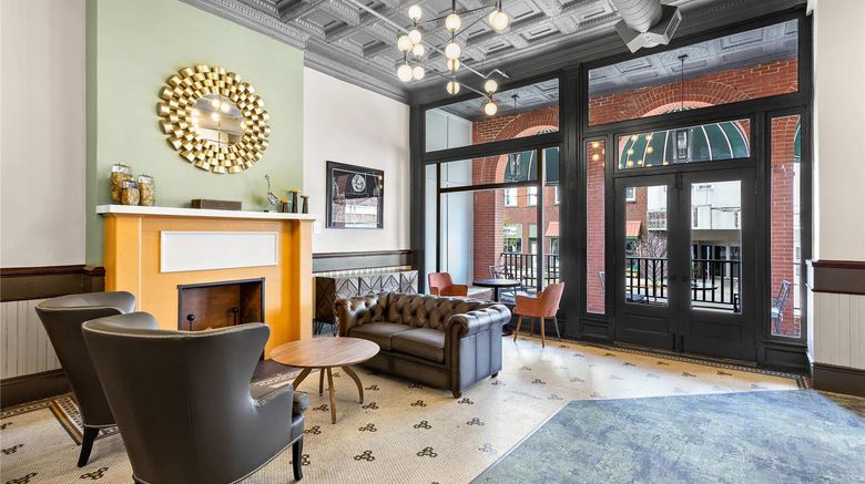<b>Tygart Hotel, Ascend Hotel Collection Lobby</b>. Images powered by <a href="https://iceportal.shijigroup.com/" title="IcePortal" target="_blank">IcePortal</a>.