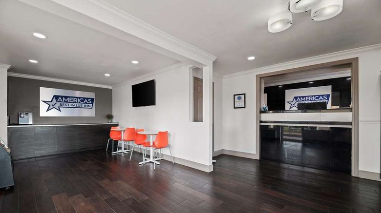 <b>Americas Best Value Inn Orlando Lobby</b>. Images powered by <a href="https://iceportal.shijigroup.com/" title="IcePortal" target="_blank">IcePortal</a>.