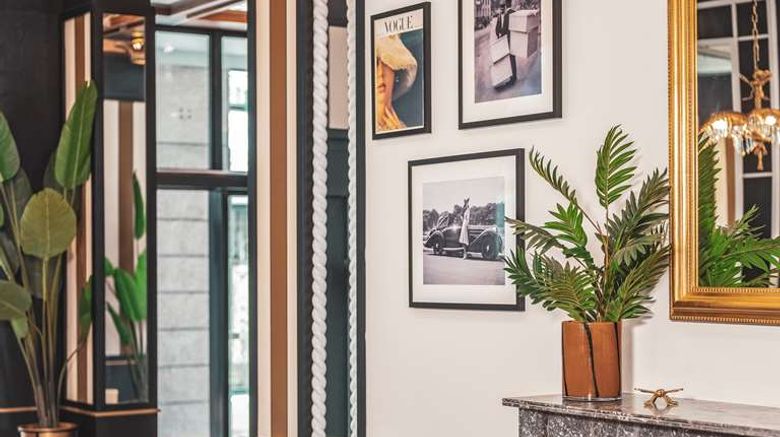 <b>Billie Hotel Nantes Lobby</b>. Images powered by <a href="https://iceportal.shijigroup.com/" title="IcePortal" target="_blank">IcePortal</a>.