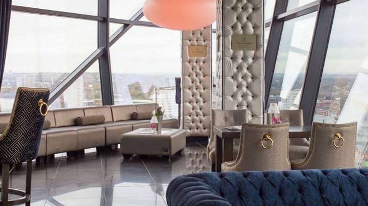 The Cube Hotel Birmingham Lobby