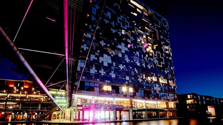 <b>The Cube Hotel Birmingham Exterior</b>. Images powered by <a href="https://iceportal.shijigroup.com/" title="IcePortal" target="_blank">IcePortal</a>.