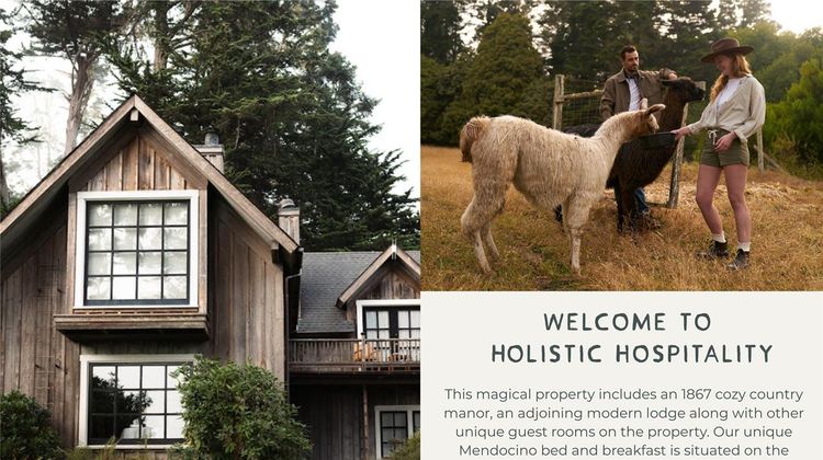 SCP Mendocino Inn and Farm Exterior
