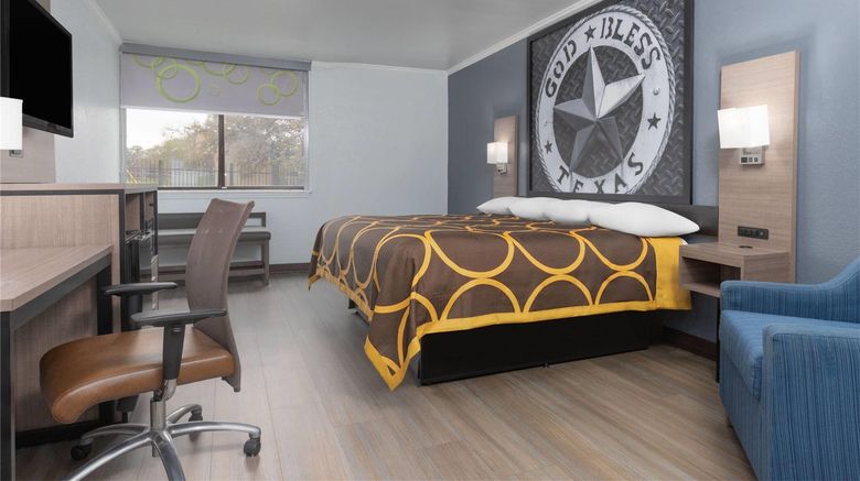 <b>Super 8 Ft Worth Entertainment District Room</b>. Images powered by <a href="https://iceportal.shijigroup.com/" title="IcePortal" target="_blank">IcePortal</a>.