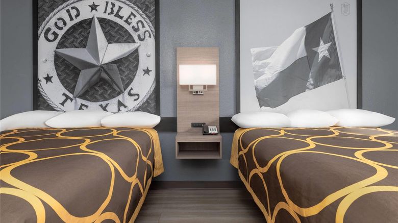 <b>Super 8 Ft Worth Entertainment District Room</b>. Images powered by <a href="https://iceportal.shijigroup.com/" title="IcePortal" target="_blank">IcePortal</a>.