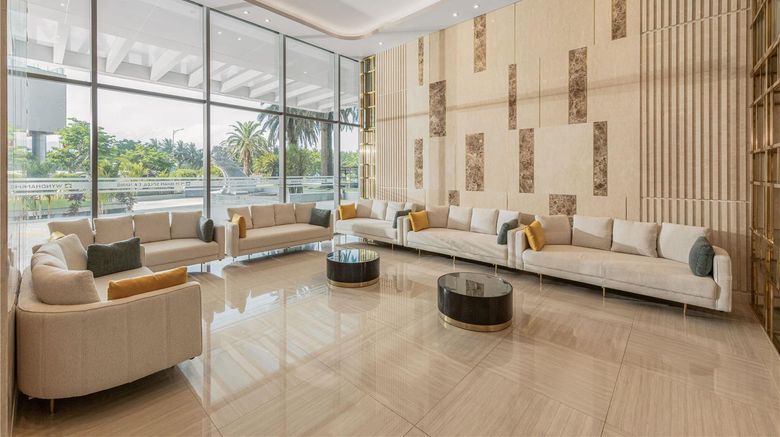 <b>Wyndham Soleil Danang Lobby</b>. Images powered by <a href="https://iceportal.shijigroup.com/" title="IcePortal" target="_blank">IcePortal</a>.