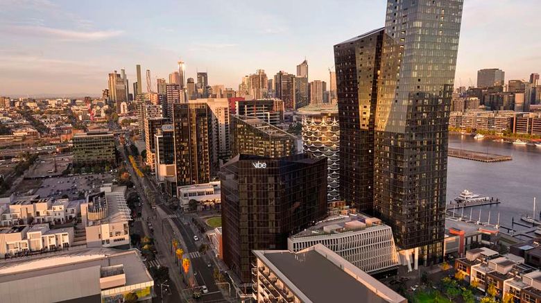 Vibe Hotel Melbourne Docklands Exterior. Images powered by <a href="https://iceportal.shijigroup.com" target="_blank" rel="noopener">Ice Portal</a>.