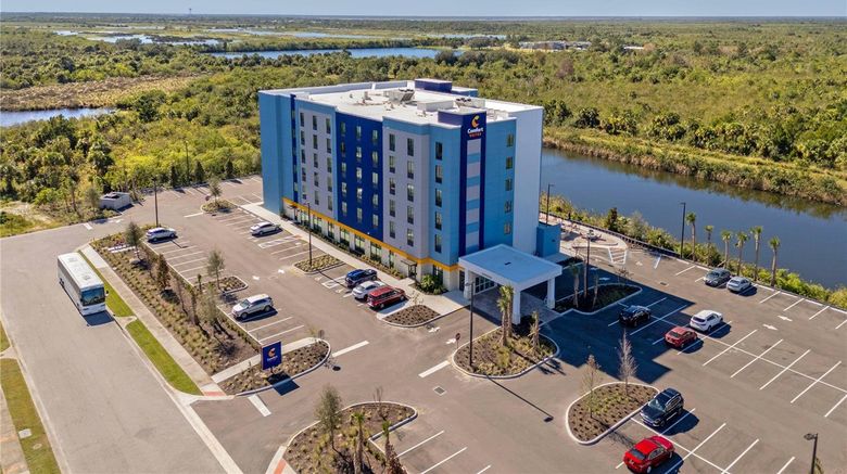<b>Comfort Suites near Kennedy Space Center Exterior</b>. Images powered by <a href="https://iceportal.shijigroup.com/" title="IcePortal" target="_blank">IcePortal</a>.