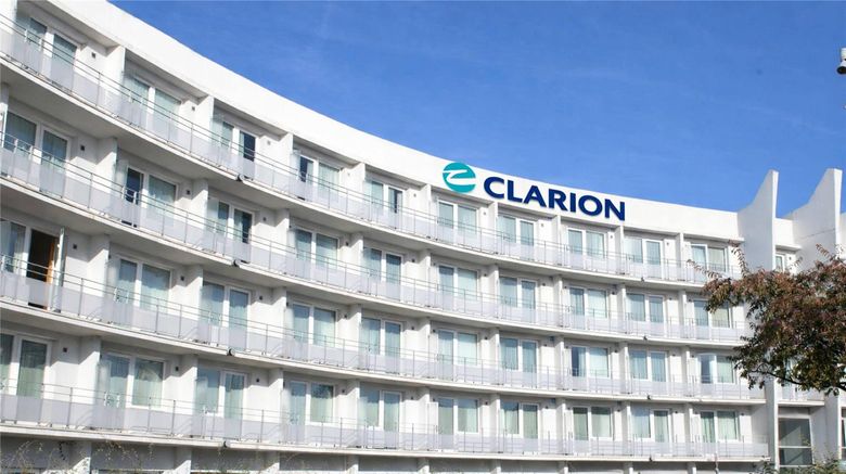 Clarion Paris CDG Airport Exterior. Images powered by <a href="https://iceportal.shijigroup.com" target="_blank" rel="noopener">Ice Portal</a>.