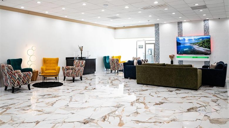 <b>Baymont Corpus Christi Airport Lobby</b>. Images powered by <a href="https://iceportal.shijigroup.com/" title="IcePortal" target="_blank">IcePortal</a>.