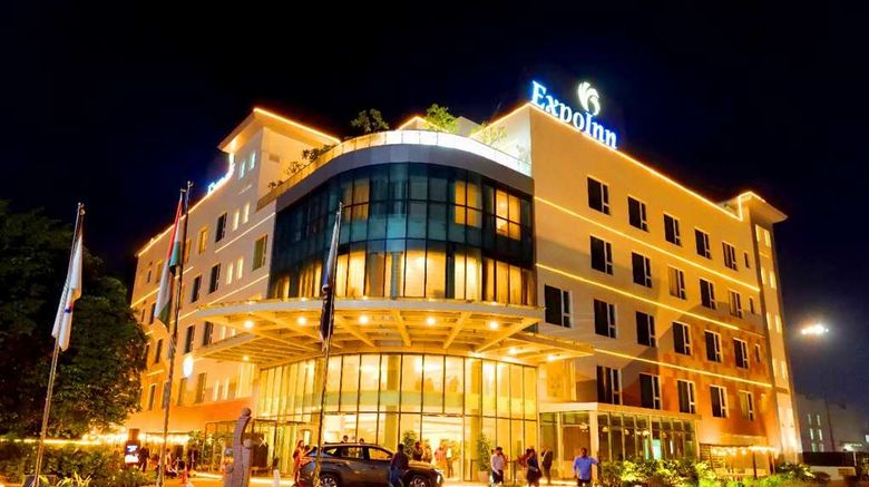 <b>ExpoInn Suites & Convention Exterior</b>. Images powered by <a href="https://iceportal.shijigroup.com/" title="IcePortal" target="_blank">IcePortal</a>.