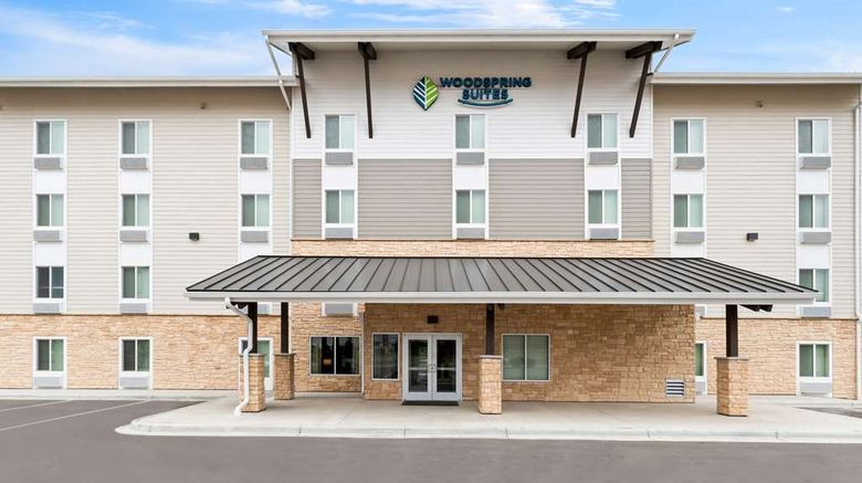 <b>WoodSpring Suites Denver Commerce City Exterior</b>. Images powered by <a href="https://iceportal.shijigroup.com/" title="IcePortal" target="_blank">IcePortal</a>.