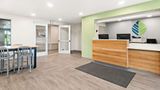 <b>WoodSpring Suites Denver Commerce City Lobby</b>. Images powered by <a href="https://iceportal.shijigroup.com/" title="IcePortal" target="_blank">IcePortal</a>.