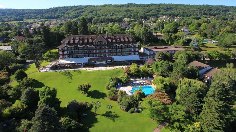 Hotel Ermitage - Evian Resort Exterior. Images powered by <a href="https://iceportal.shijigroup.com" target="_blank" rel="noopener">Ice Portal</a>.