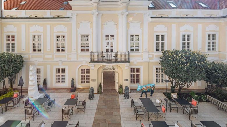 <b>The Mozart Prague Exterior</b>. Images powered by <a href="https://iceportal.shijigroup.com/" title="IcePortal" target="_blank">IcePortal</a>.