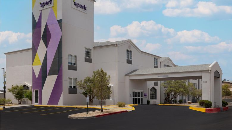 <b>Spark by Hilton El Paso University Exterior</b>. Images powered by <a href="https://iceportal.shijigroup.com/" title="IcePortal" target="_blank">IcePortal</a>.