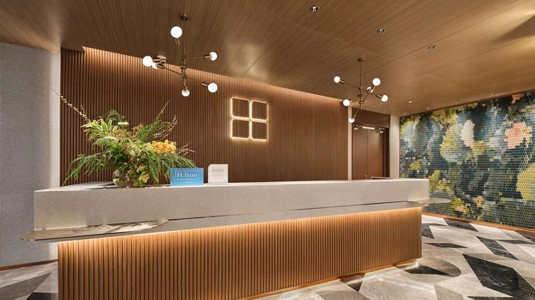 <b>Hilton Garden Inn Hangzhou West Lake Lobby</b>. Images powered by <a href="https://iceportal.shijigroup.com/" title="IcePortal" target="_blank">IcePortal</a>.