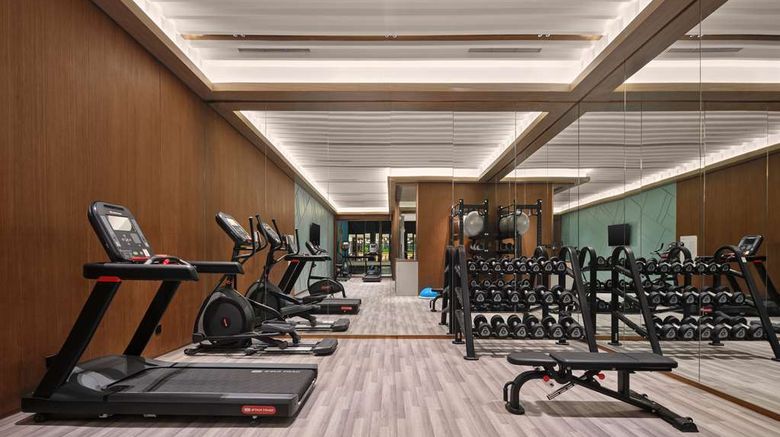 <b>Hilton Garden Inn Hangzhou West Lake Health</b>. Images powered by <a href="https://iceportal.shijigroup.com/" title="IcePortal" target="_blank">IcePortal</a>.