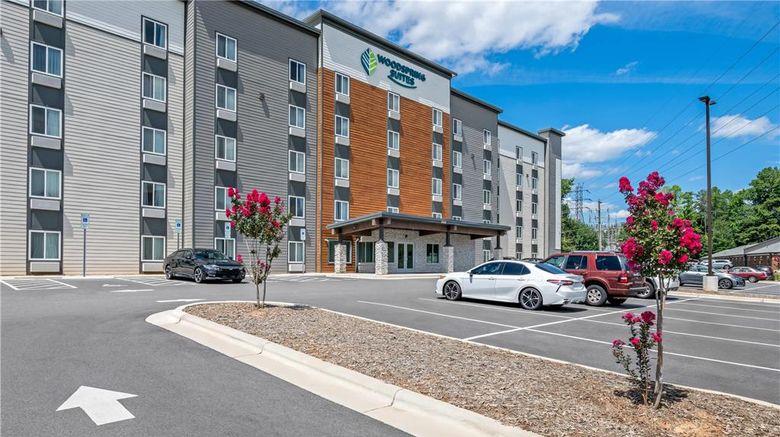 <b>Woodspring Suites Winston-Salem Exterior</b>. Images powered by <a href="https://iceportal.shijigroup.com/" title="IcePortal" target="_blank">IcePortal</a>.