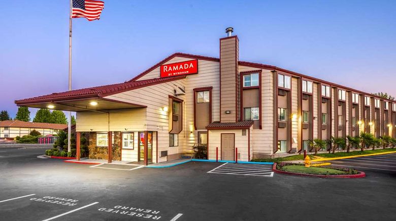 <b>Ramada by Wyndham Medford Airport North Exterior</b>. Images powered by <a href="https://iceportal.shijigroup.com/" title="IcePortal" target="_blank">IcePortal</a>.