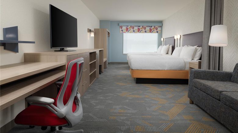 <b>Home2 Hilton Cleveland Room</b>. Images powered by <a href="https://iceportal.shijigroup.com/" title="IcePortal" target="_blank">IcePortal</a>.