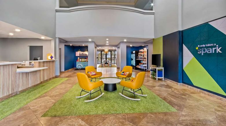 <b>Spark by Hilton Phoenix East Mesa Lobby</b>. Images powered by <a href="https://iceportal.shijigroup.com/" title="IcePortal" target="_blank">IcePortal</a>.