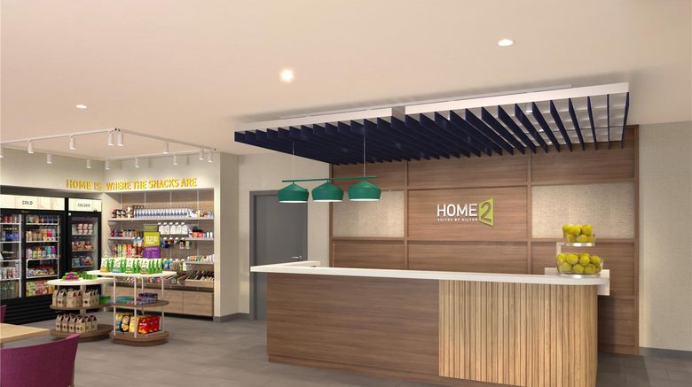 Home2 Suites by Hilton Suffolk Lobby. Images powered by <a href="https://iceportal.shijigroup.com" target="_blank" rel="noopener">Ice Portal</a>.