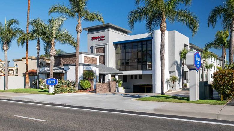 Hampton Inn by Hilton Costa Mesa Newport Exterior. Images powered by <a href="https://iceportal.shijigroup.com" target="_blank" rel="noopener">Ice Portal</a>.