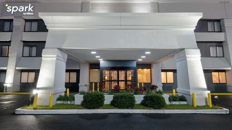 <b>Spark by Hilton Savannah Midtown Exterior</b>. Images powered by <a href="https://iceportal.shijigroup.com/" title="IcePortal" target="_blank">IcePortal</a>.
