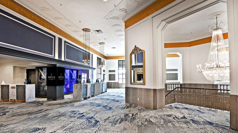 <b>The Brock Niagara Falls, Tapestry Hilton Lobby</b>. Images powered by <a href="https://iceportal.shijigroup.com/" title="IcePortal" target="_blank">IcePortal</a>.