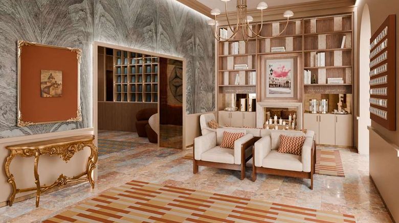 Rosetta Hotel Perugia Lobby. Images powered by <a href="https://iceportal.shijigroup.com" target="_blank" rel="noopener">Ice Portal</a>.