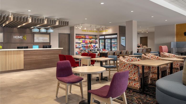 <b>Home2 Suites Hazleton PA Lobby</b>. Images powered by <a href="https://iceportal.shijigroup.com/" title="IcePortal" target="_blank">IcePortal</a>.
