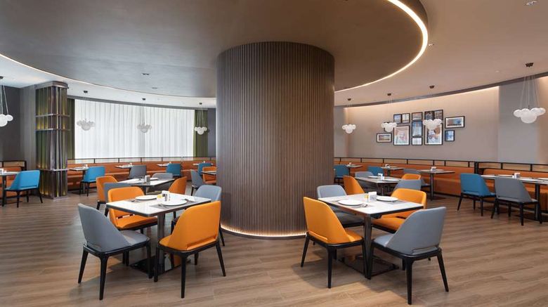 <b>Hampton by Hilton Daqing Restaurant</b>. Images powered by <a href="https://iceportal.shijigroup.com/" title="IcePortal" target="_blank">IcePortal</a>.