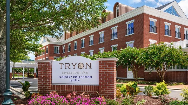 <b>Tryon Riverfront Inn Tapestry Exterior</b>. Images powered by <a href="https://iceportal.shijigroup.com/" title="IcePortal" target="_blank">IcePortal</a>.