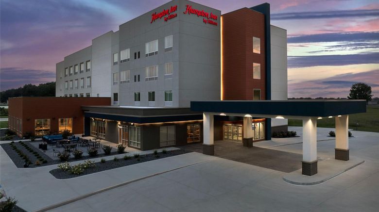 <b>Hampton Inn Dexter Exterior</b>. Images powered by <a href="https://iceportal.shijigroup.com/" title="IcePortal" target="_blank">IcePortal</a>.