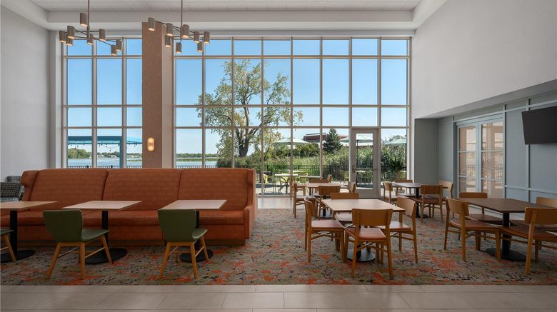 <b>Hampton Inn Port Clinton Catawba Island Lobby</b>. Images powered by <a href="https://iceportal.shijigroup.com/" title="IcePortal" target="_blank">IcePortal</a>.