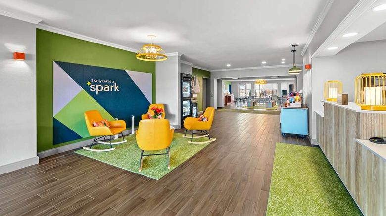 <b>Spark by Hilton Killeen Lobby</b>. Images powered by <a href="https://iceportal.shijigroup.com/" title="IcePortal" target="_blank">IcePortal</a>.