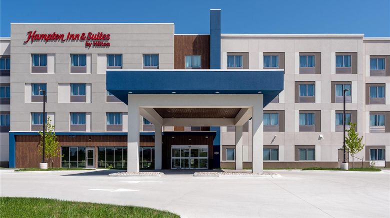 Hampton Inn Cadillac Exterior. Images powered by <a href="https://iceportal.shijigroup.com" target="_blank" rel="noopener">Ice Portal</a>.