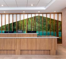 Hampton Inn Cadillac Lobby