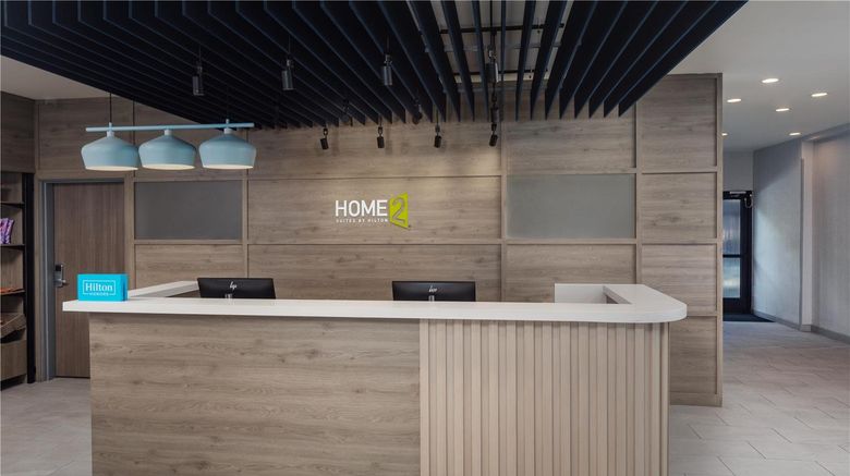 <b>Home2 Suites Tyler Lobby</b>. Images powered by <a href="https://iceportal.shijigroup.com/" title="IcePortal" target="_blank">IcePortal</a>.